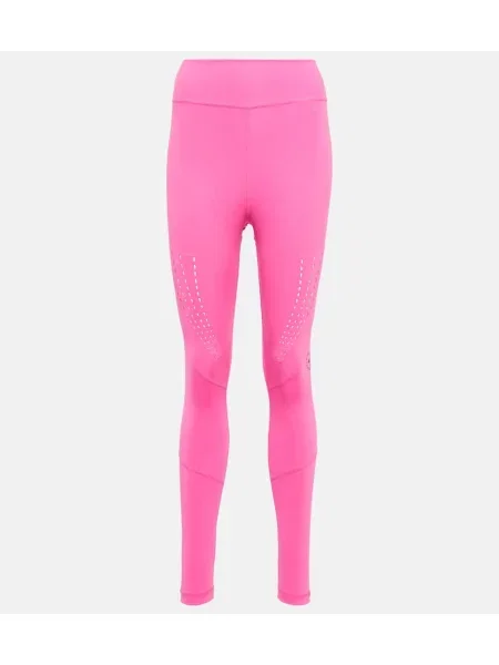 Leggings Adidas By Stella Mccartney cu talie înaltă roz