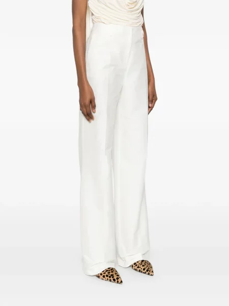 Pantaloni palazzo Mvp Wardrobe alb