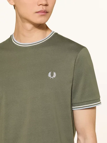 Fred Perry Tričko khaki