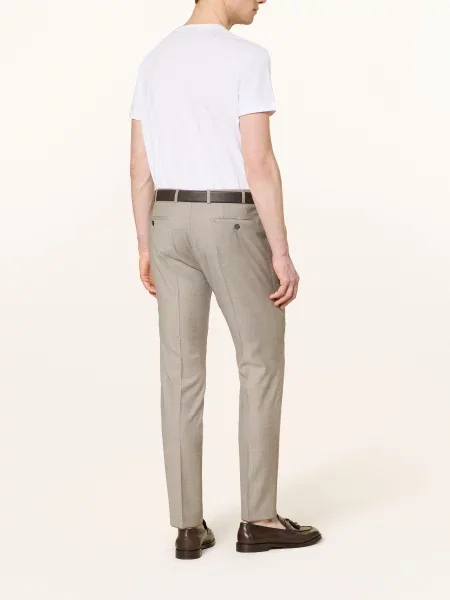 Digel Move Spodnie Garniturowe Apollo Slim Fit beige beżowe