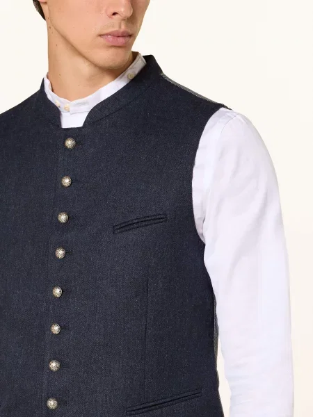 Grasegger Krojová Vesta tmavě modrá