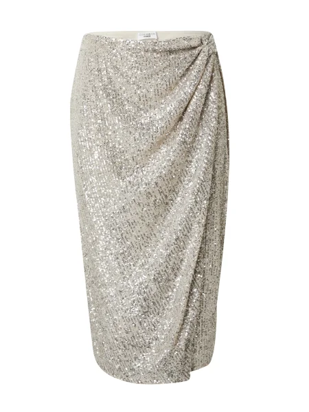 CITA MAASS Fustă / galben auriu / auriu bej