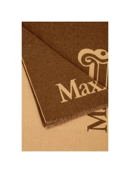 Szal Max Mara wełniana beżowa