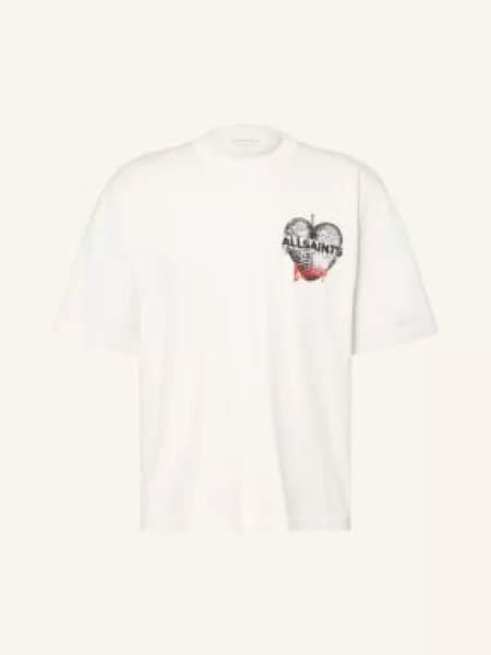 Allsaints T-Shirt Reflect weiss biała