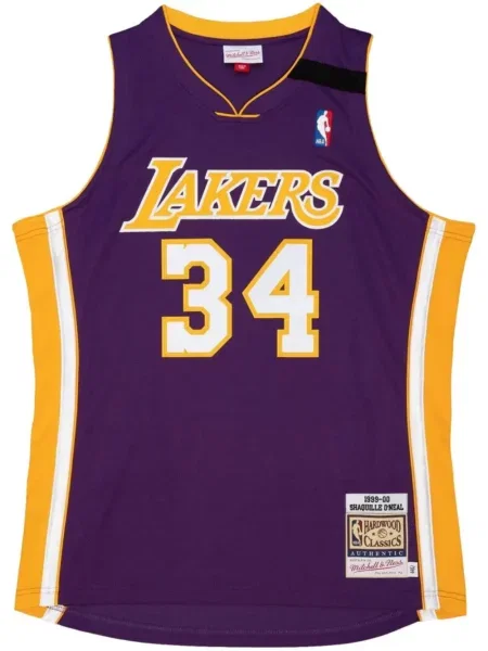 Cămașă Mitchell & Ness din jerseu violet