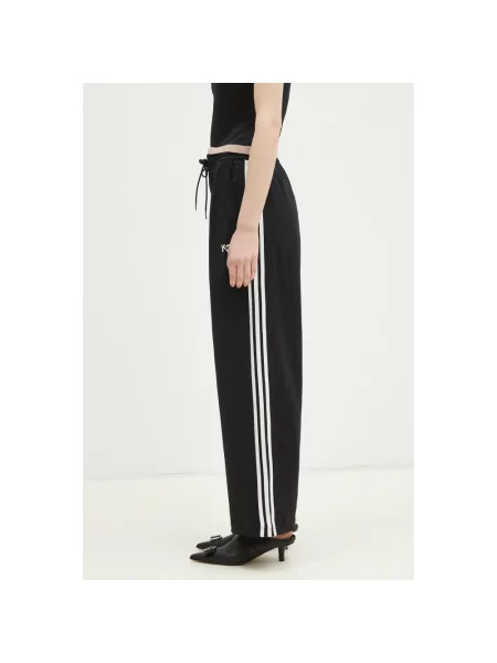 Spodnie dresowe Y-3 w paski czarne