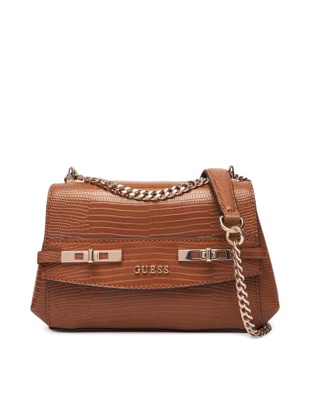 Guess Τσάντα Melinda Mini καφέ