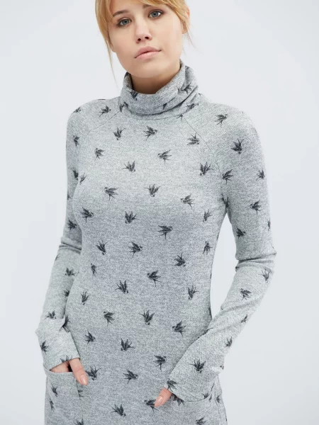 CARICA Сукня міді сірий