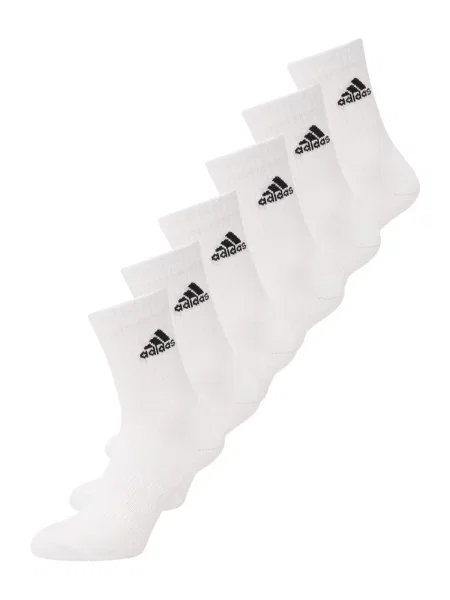 Adidas Șosete lungi Cushioned Sportswear Crew Socks 6 Pairs alb