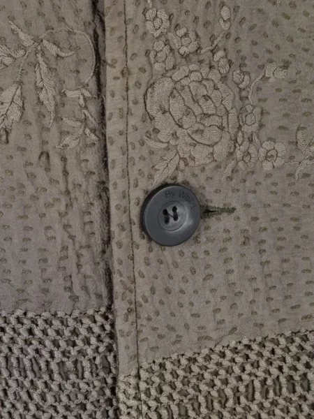 Palton By Walid cu broderie maro