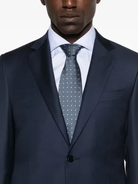 Costum Canali de lână de costum albastru