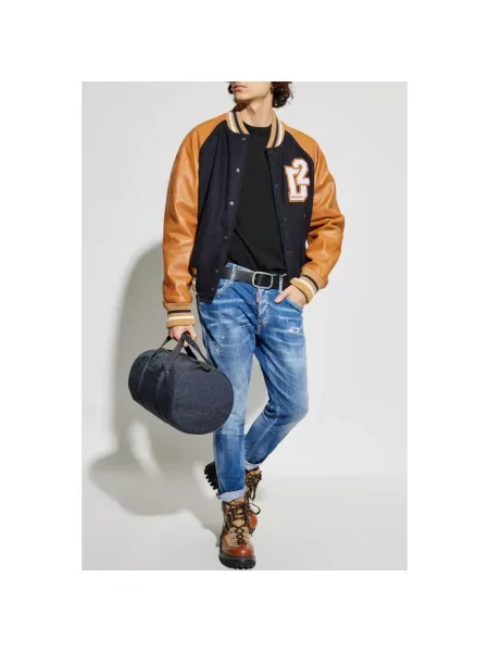 Sweter Dsquared2 wełniany czarny