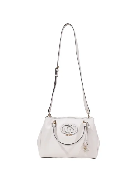 Geantă messenger Guess alb