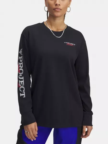 Dámske tričko Under Armour Pjt Rck W LS Campus T Q1 čierna