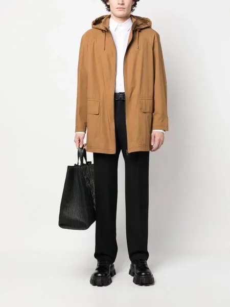 Lininė marškiniai Giorgio Armani balta