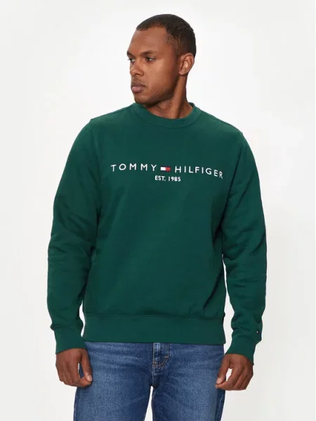 Tommy Hilfiger Bluza Logo zielony