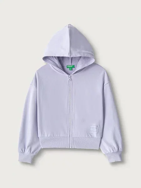 United Colors of Benetton кофта на застібці з капюшоном дитяча