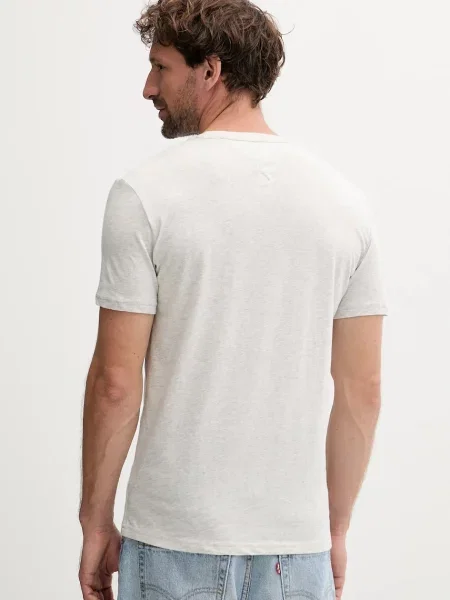 Tommy Jeans t-shirt gładki szary