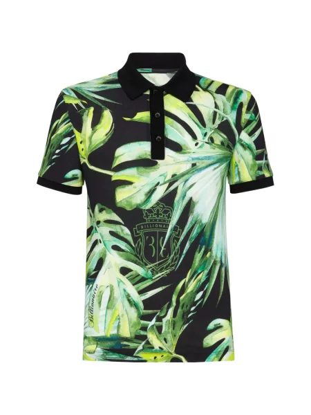 Scurt tricou polo Billionaire negru
