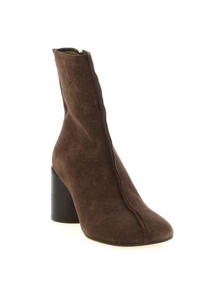 Botki Mm6 Maison Margiela zamszowe brązowe