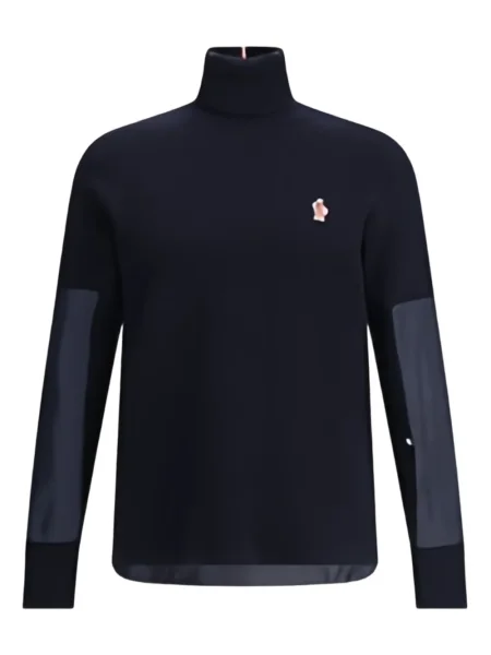 Sweter Moncler Grenoble niebieski
