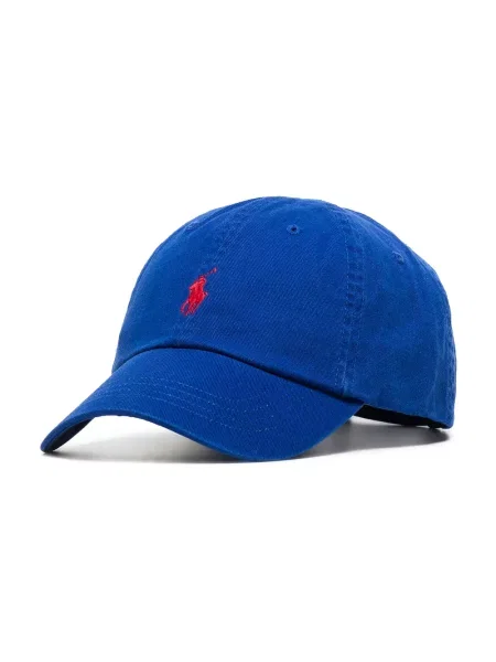 Haftowana czapka z daszkiem Polo Ralph Lauren klasyczna różowa