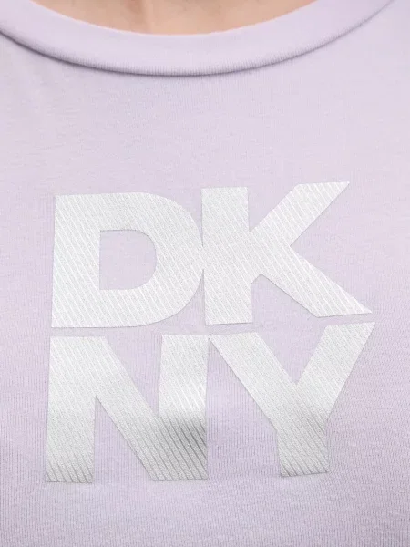 Dkny longsleeve fioletowa