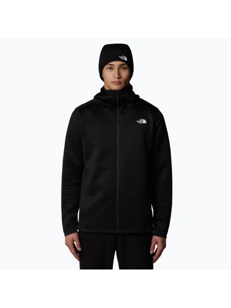 Trekingová mikina The North Face Vertical Thermal FZ Hoodie black černá