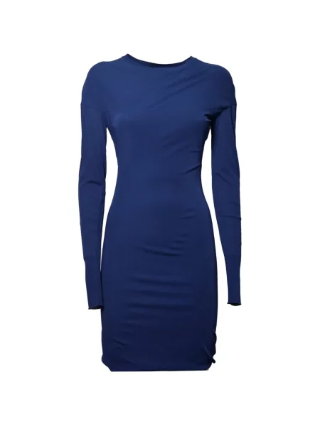 Rochie mini Jil Sander lungă de costum mini albastru