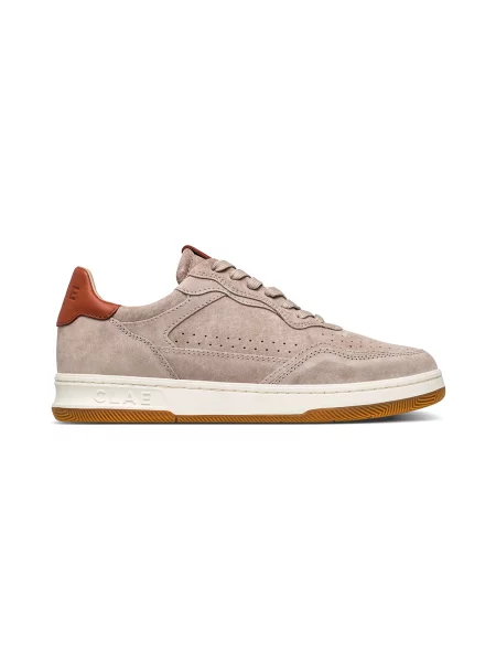 Clae Haywood Cobblestone Suede Mężczyźni Buty sportowe Clae Size: szary