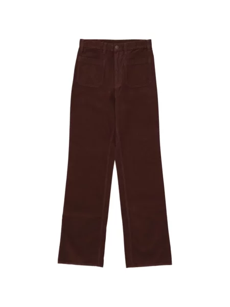 Pantaloni Fortela de catifea cord roșu