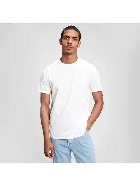 T-shirt GAP Basic Tee Optic White 3 L biała