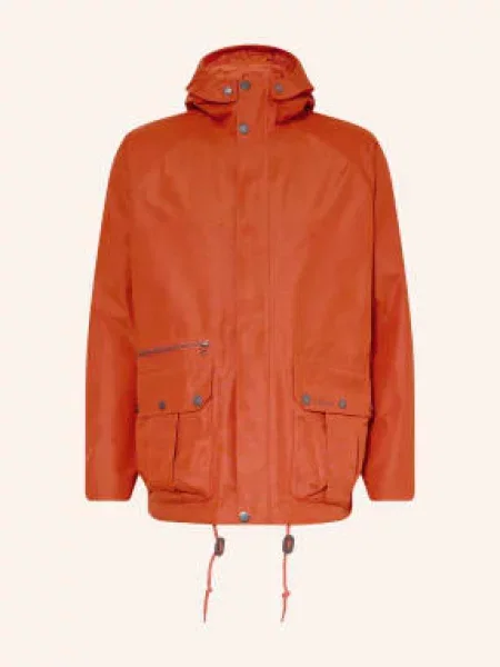 Barbour Polní Bunda Aikwood tmavě oranžová