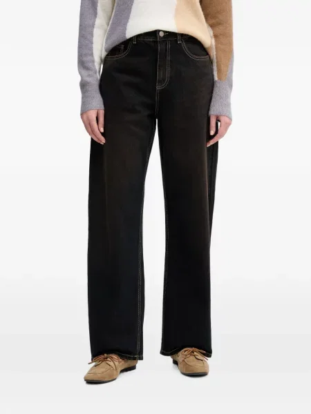 Blugi cu picior larg Benetton negru