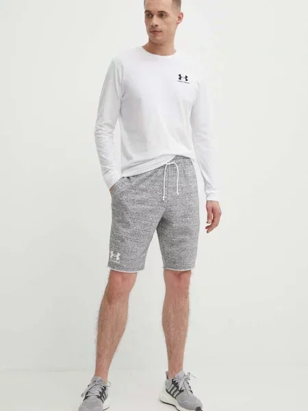 Under Armour Majica z dolgimi rokavi bela