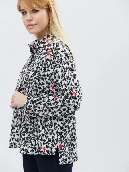 Сорочка CARICA білий/чорний біла