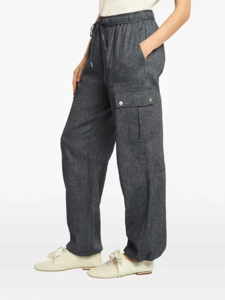 Pantaloni cargo Cinq A Sept cu cordon albastru