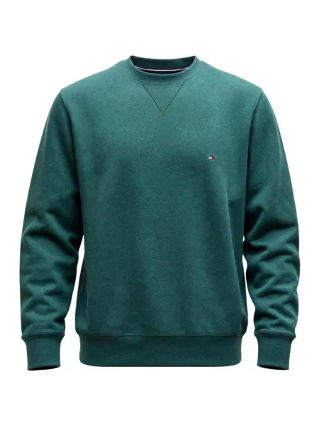 Fleecová mikina Tommy Hilfiger zelená