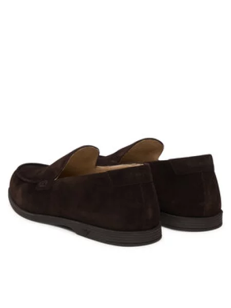 Loaferice Emporio Armani smeđa