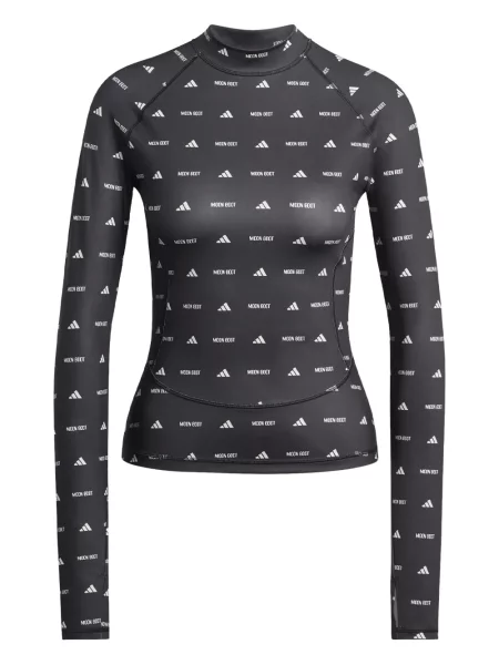 Tricou Adidas cu dungi lung alb