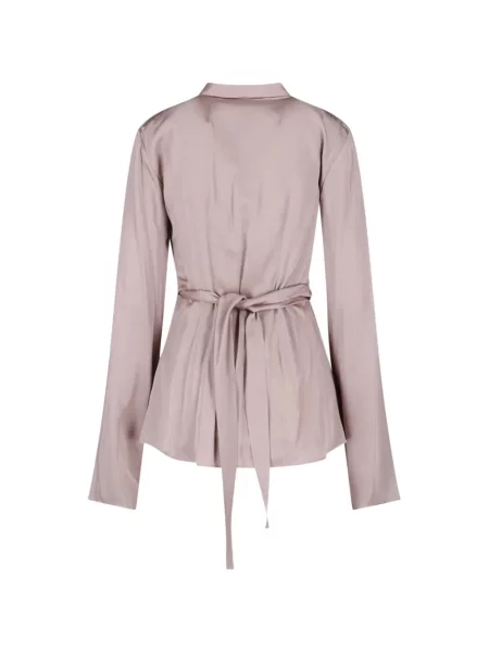 Bluză Rick Owens cu legături plic roz