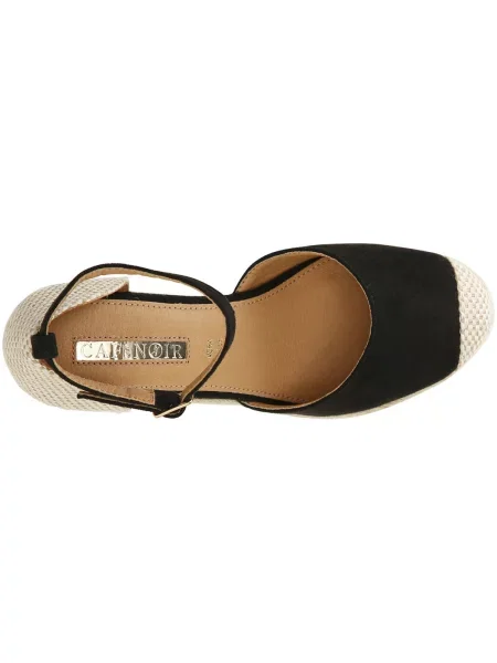 Espadrilky Café Noir čierna