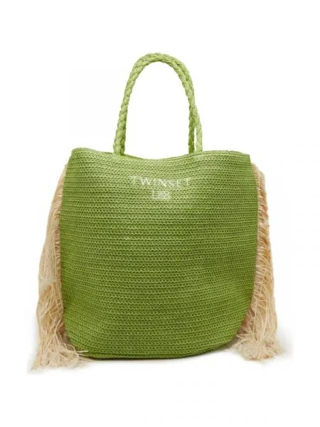 Twinset U&B Geantă de plajă verde