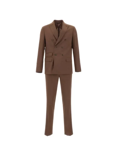 Costum Ungaro cu două rânduri de nasturi maro