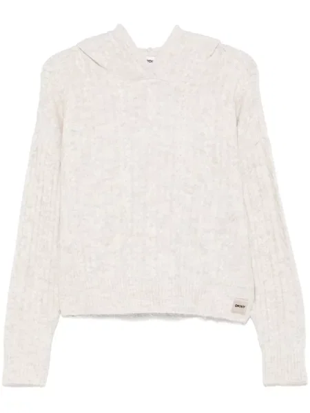 Dzianinowa bluza z kapturem Dkny