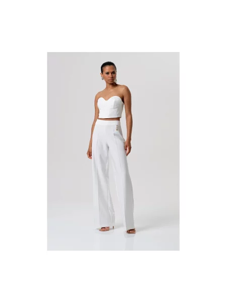 Pantaloni Fracomina alb