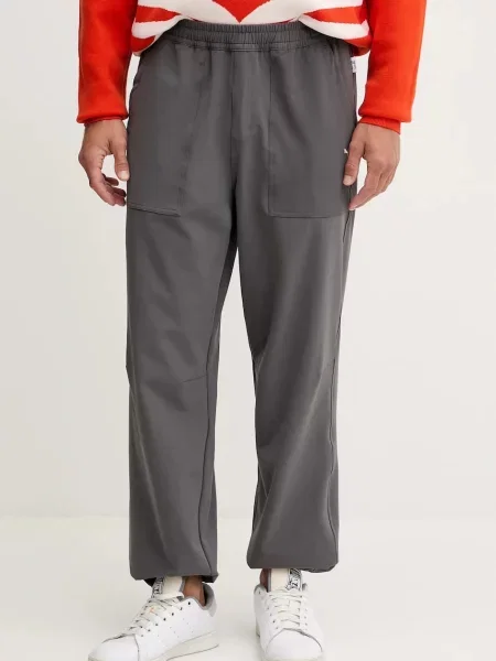 Спортивні штани Puma однотонні сірий