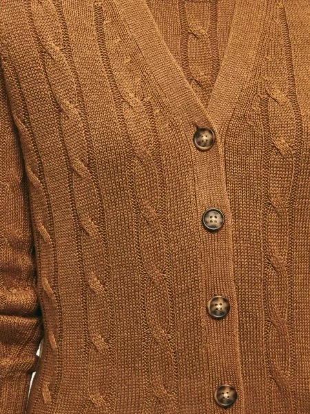 Cardigan Brooks Brothers tricotate maro