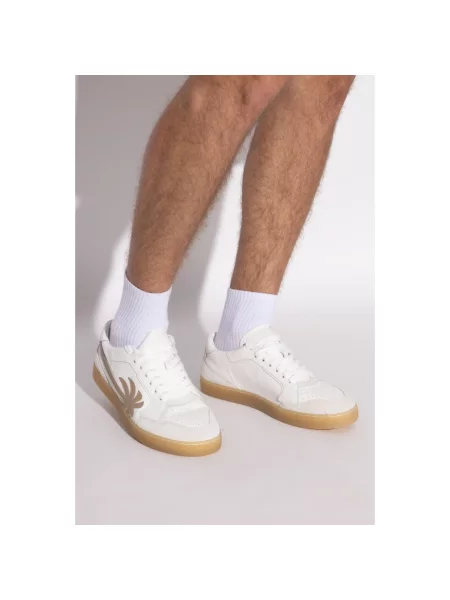 Sneakersy Palm Angels skórzane białe