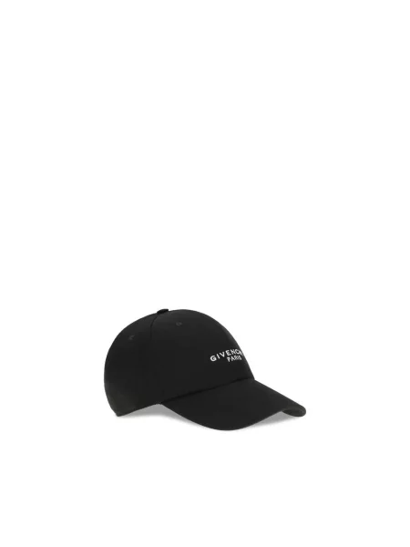 Czapka z daszkiem Givenchy z logo czarna